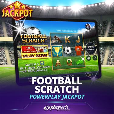 Football Scratch PowerPlay Jackpot
